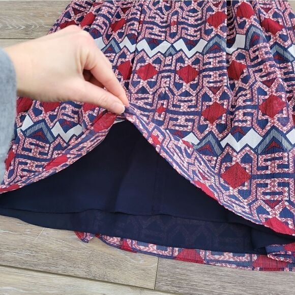 Adrianna Papell summer dress size 6 patriotic BBQ party 4th of July - Picture 8 of 10